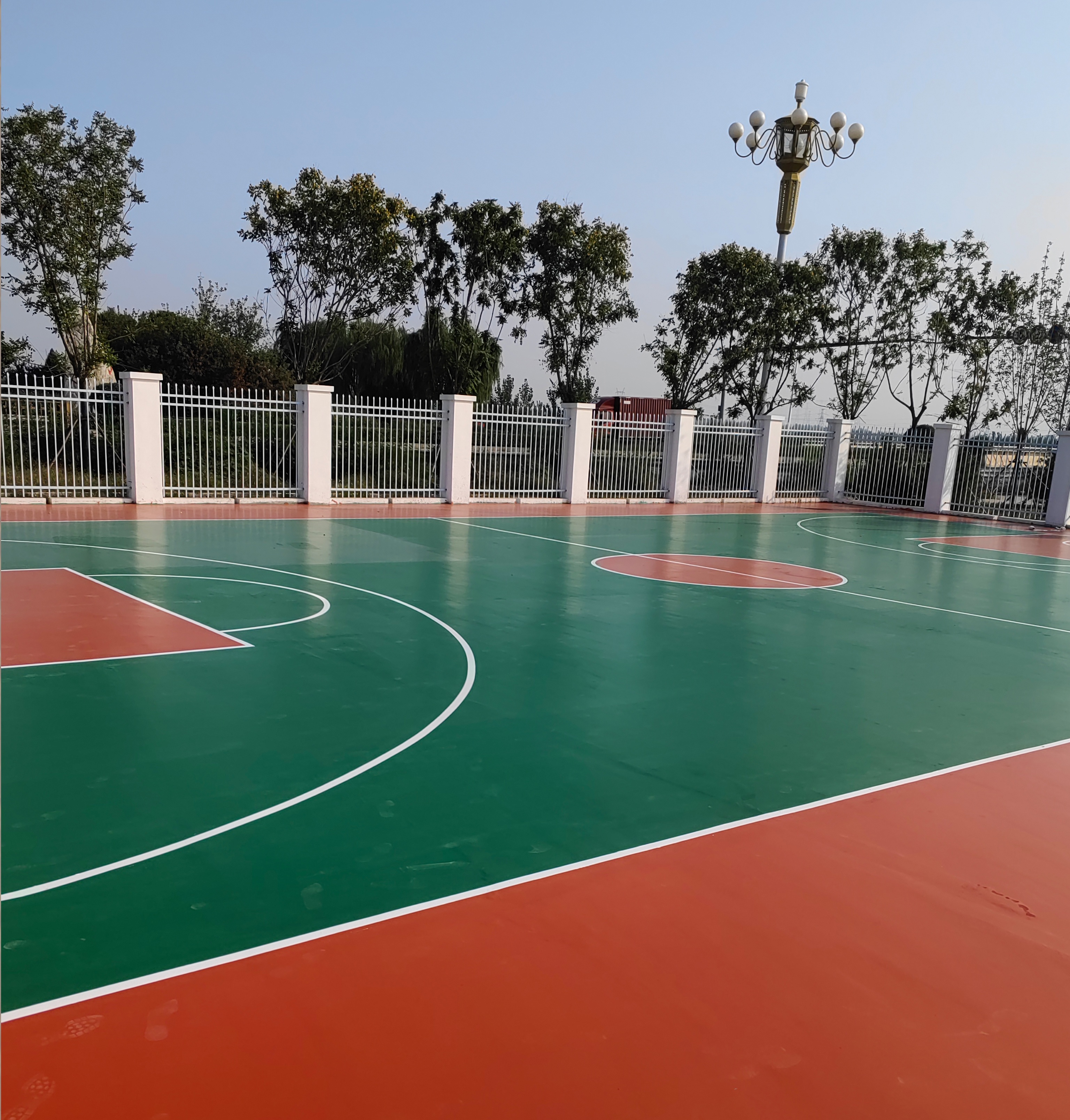 硅pu篮球场