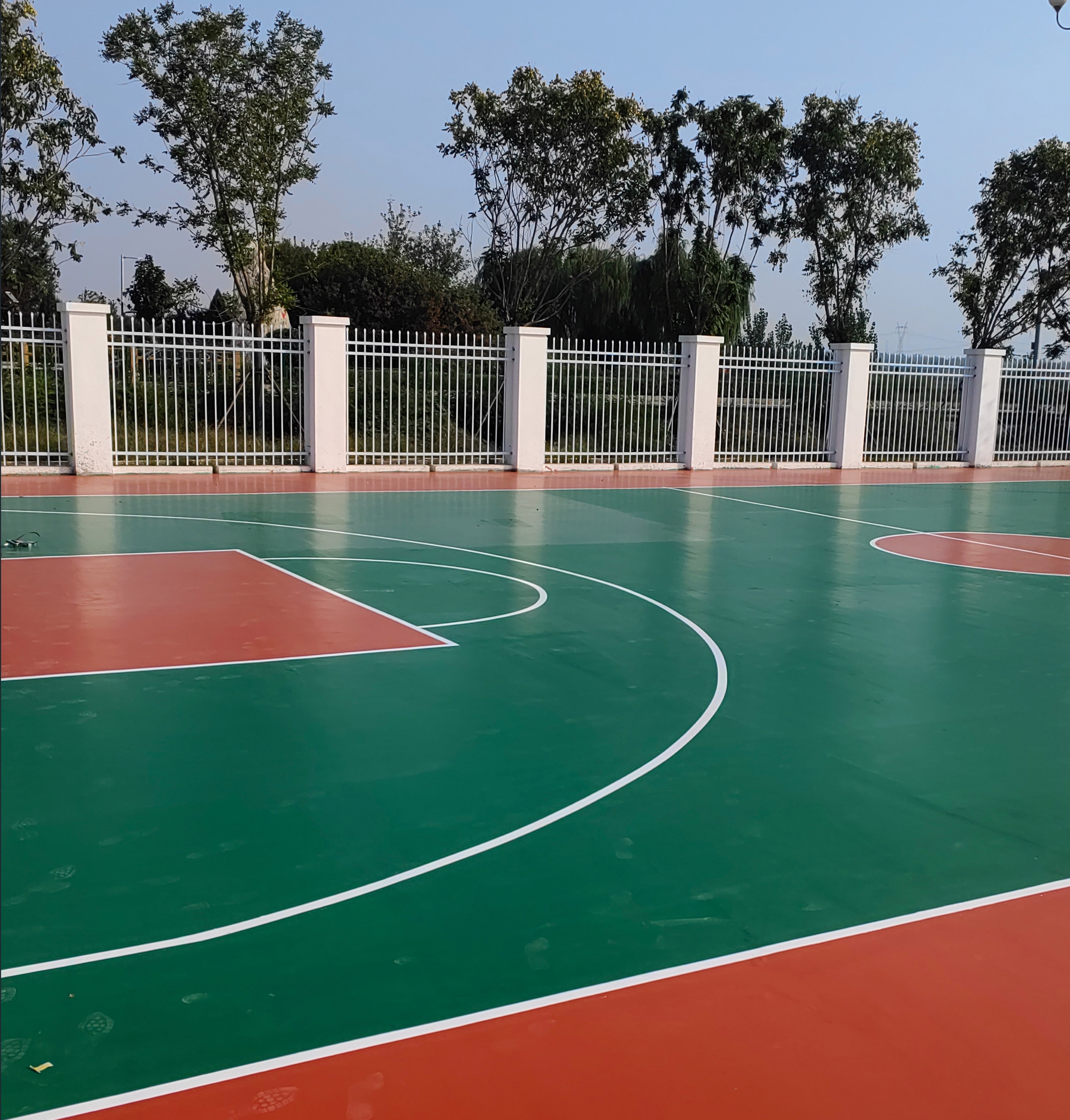 硅pu篮球场